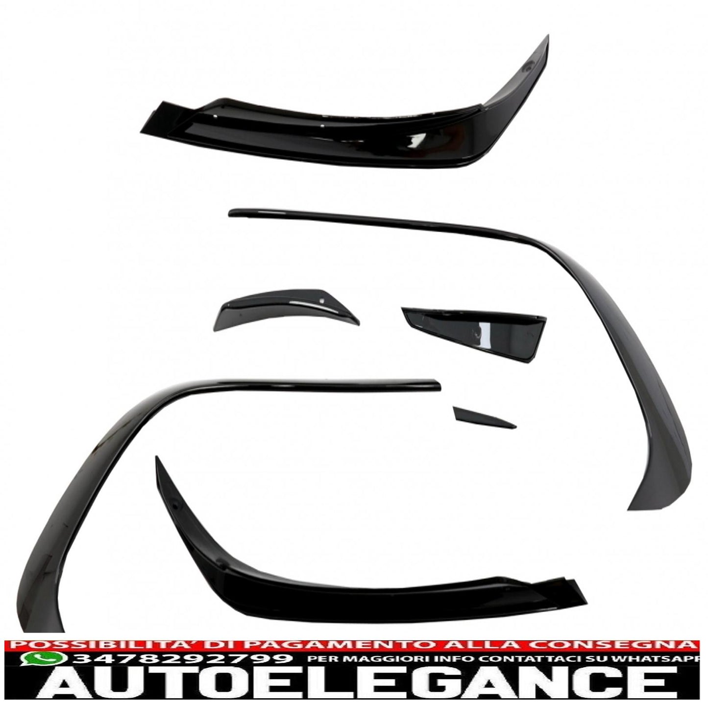 paraurti anteriore adatto per mercedes classe a w176 (2012-2018) a45 design restyling look