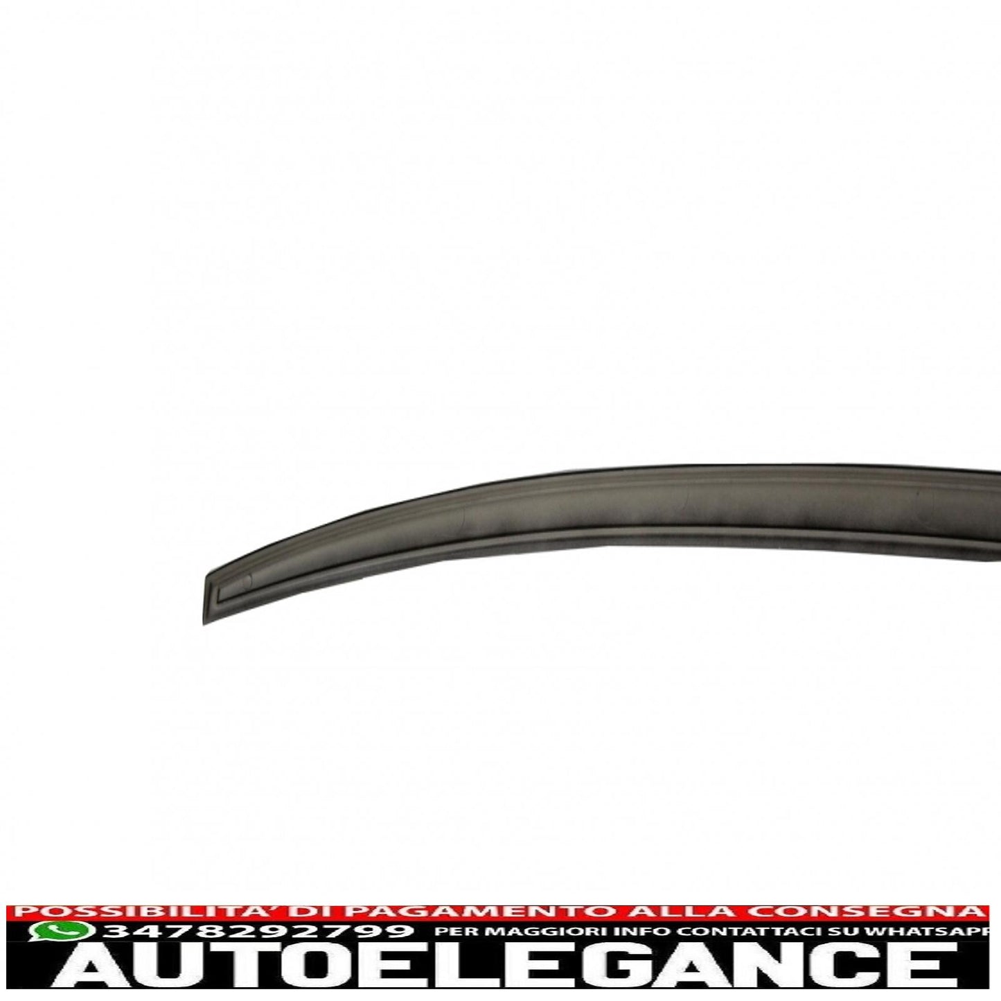 trunk spoiler suitable for audi a6 c7 4g 4 doors (2011-2018) piano black
