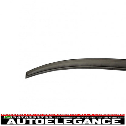 trunk spoiler suitable for audi a6 c7 4g 4 doors (2011-2018) piano black