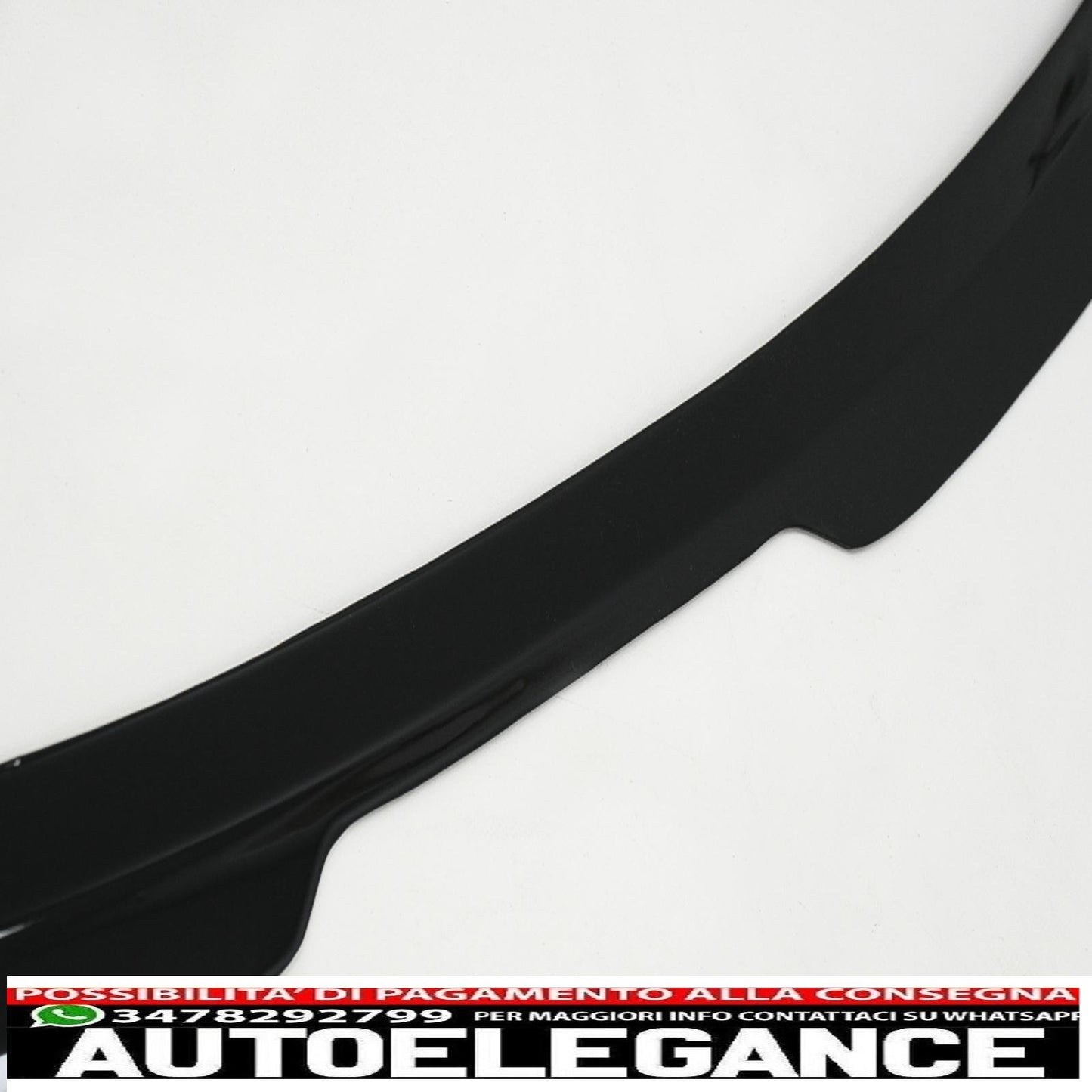 trunk spoiler suitable for audi a6 c7 4g sedan 4 doors (2011-2018) piano black 