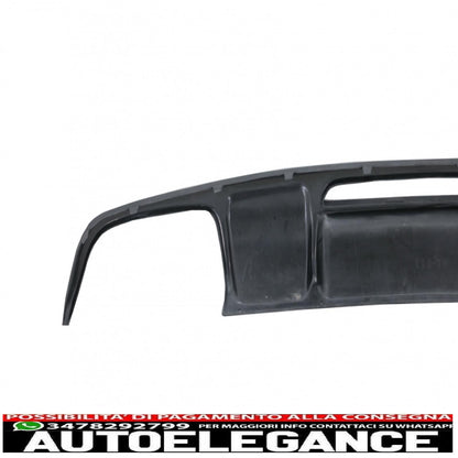diffusore paraurti posteriore adatto per mercedes cls berlina w218 (2012-2017) con terminali di scarico marmitta terminali solo per paraurti standard