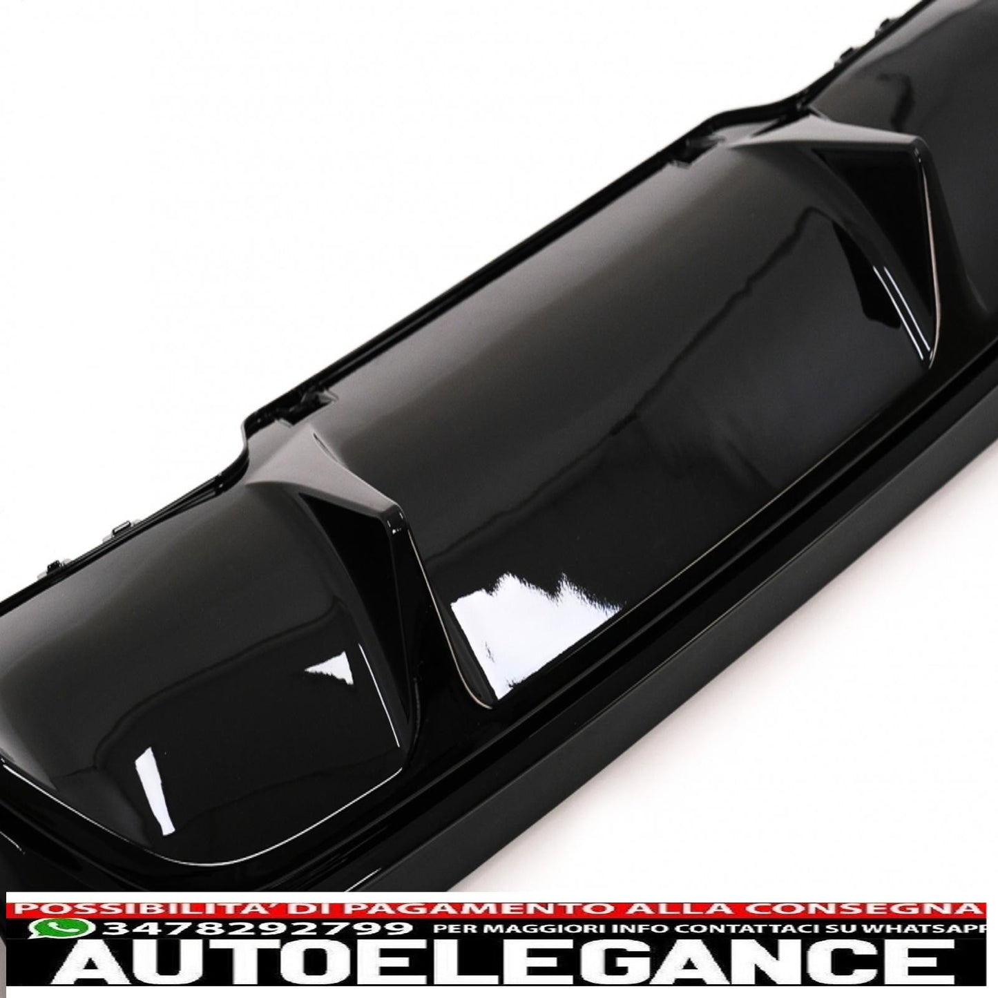 diffusore del paraurti posteriore con terminali di scarico neri adatti per mercedes classe e w213 s213 standard (2016-2020) design e63