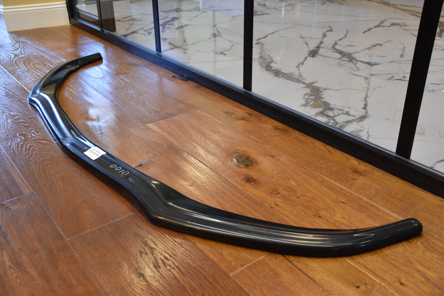 SPLITTER ADATTO PER MERCEDES CLASSE C W205 C205 2015-2018 LOOK C63 NERO LUCIDO