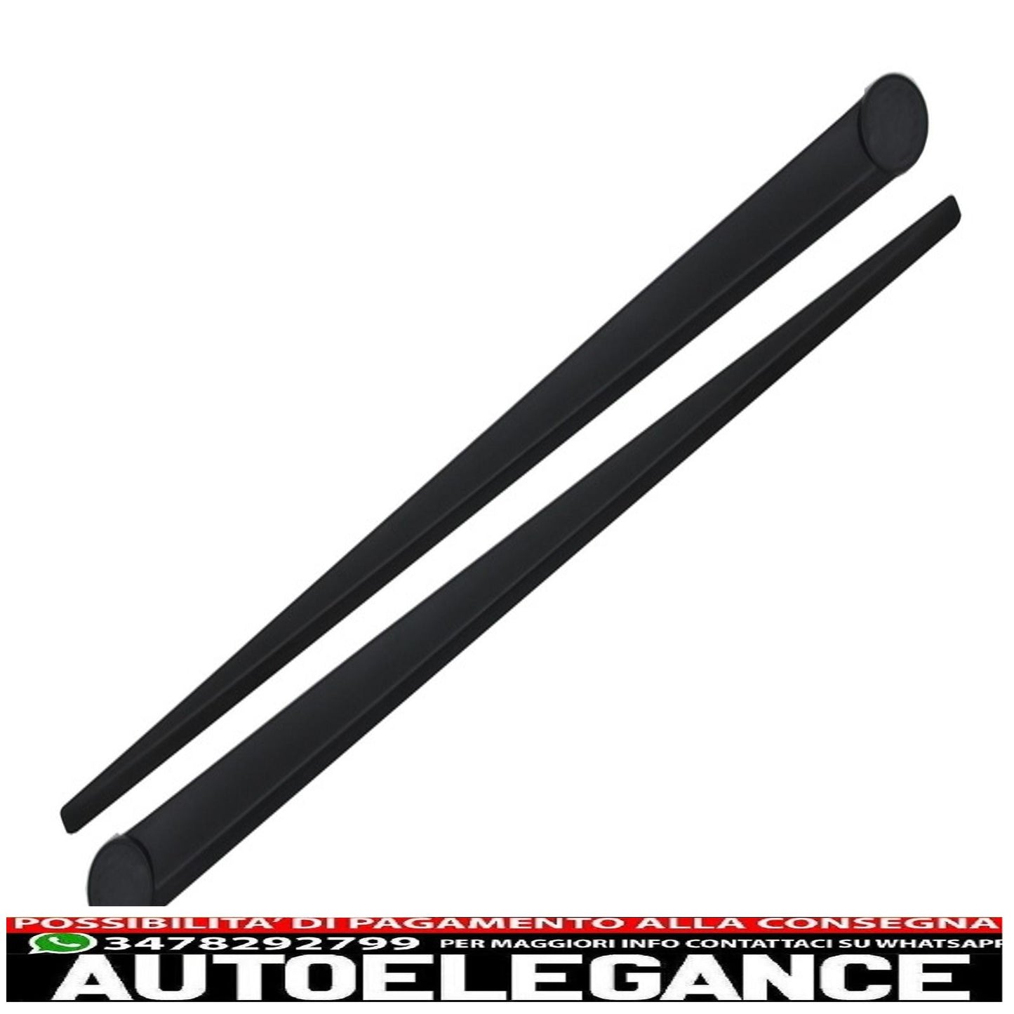 Labbro spoiler paraurti anteriore con diffusore d'aria adatto per smart fortwo 451 (2007-2014) e minigonne laterali aggiuntive