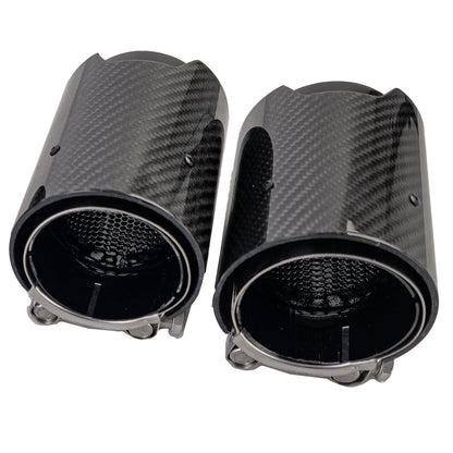 TERMINALI IN CARBONIO ADATTI PER BMW SERIE 1 F20 F21 LOOK SPORTIVO