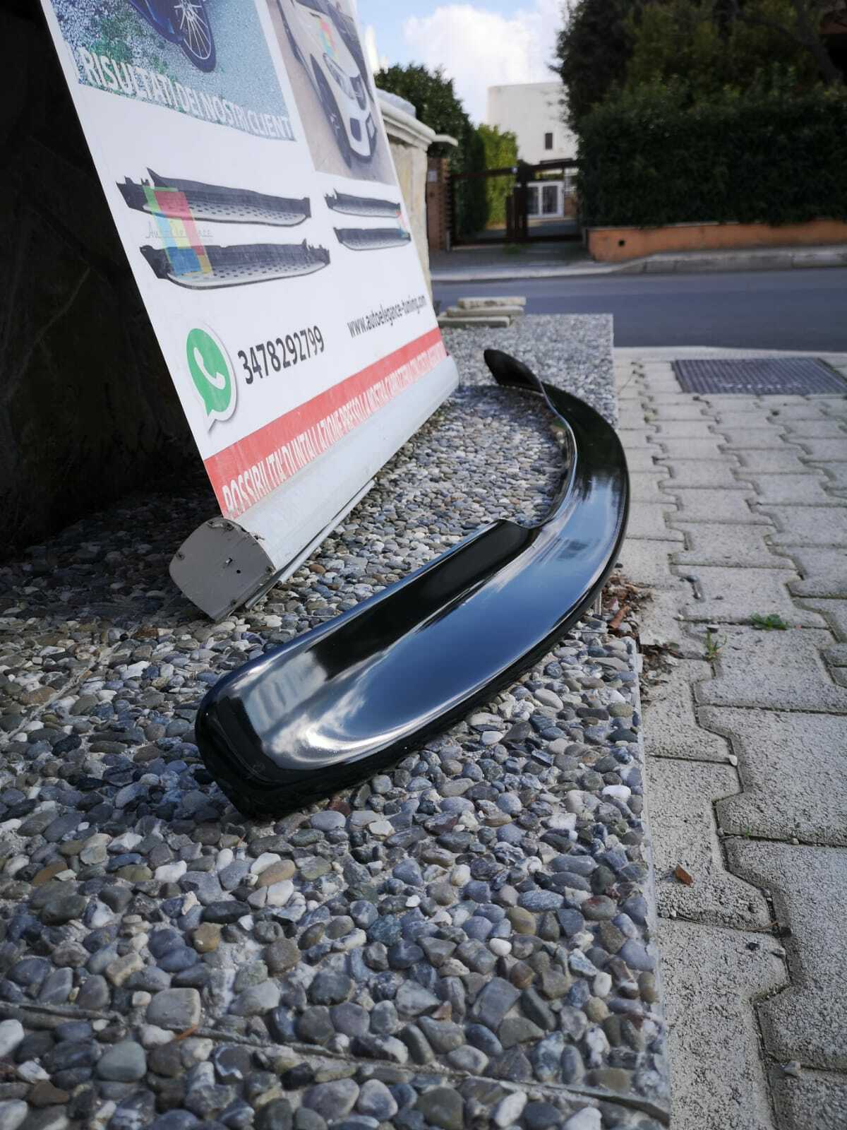 BMW 3 SERIES E46 M3 UNDER FRONT BUMPER SPLITTER GLOSS BLACK