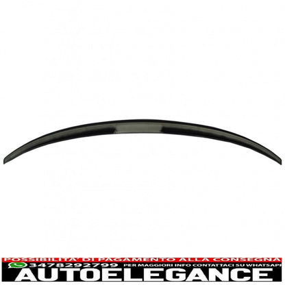 trunk spoiler suitable for audi a3 8v sedan (2013-up) matt black