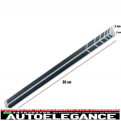 set adesivi decalcomanie laterali e parte superiore del cofano, portellone del tetto e specchio adesivo nero, adatto per mercedes c205 coupé a205 cabriolet (2014-2016) a45 design edition 1
