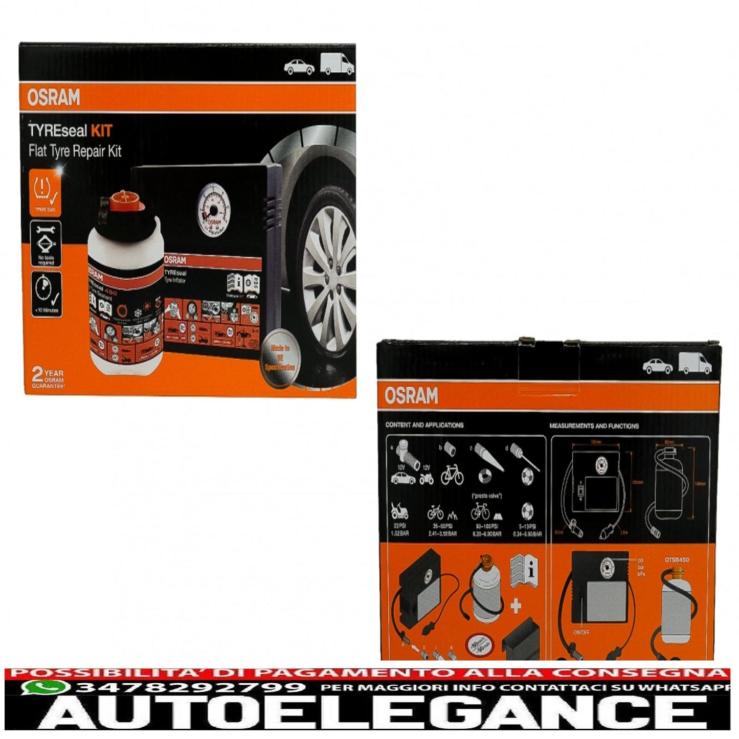 osram otsk4 tire seal kit 