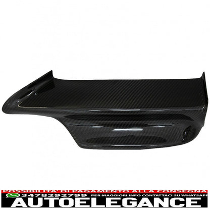spoiler anteriore in carbonio adatto per bmw serie 3 e90 e91 berlina touring (2005-2008) solo paraurti m-tech