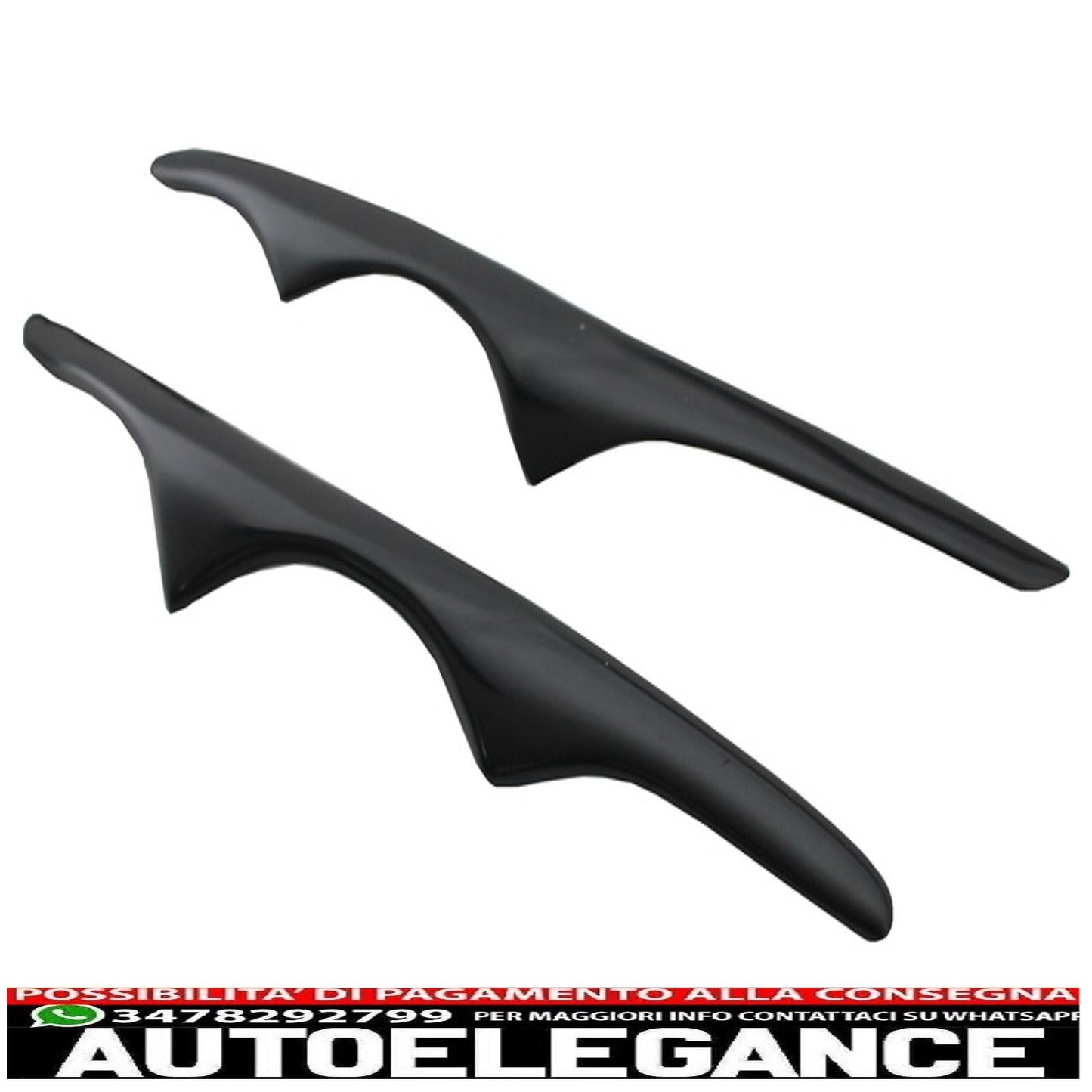 Front Bumper Spoiler with Headlights Eyebrows Suitable for BMW 3 Series E92 E93 (2006-2009) Coupe Cabrio M-Tech Sport Design 