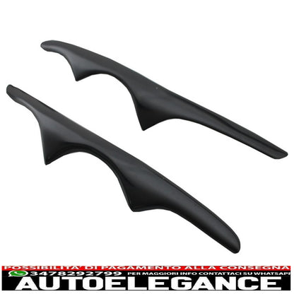 Front Bumper Spoiler with Headlights Eyebrows Suitable for BMW 3 Series E92 E93 (2006-2009) Coupe Cabrio M-Tech Sport Design 