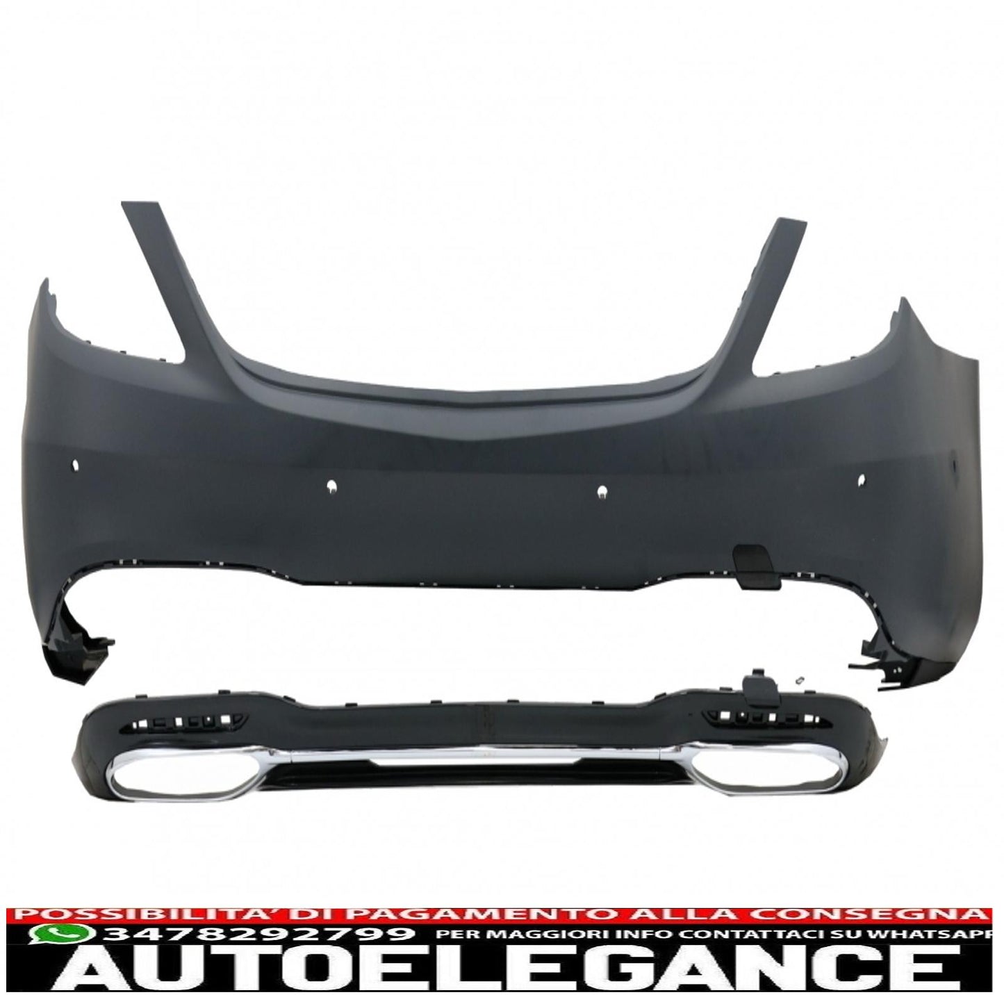 body kit suitable for mercedes s-class w222 restyling (2013-06.2017) design s450