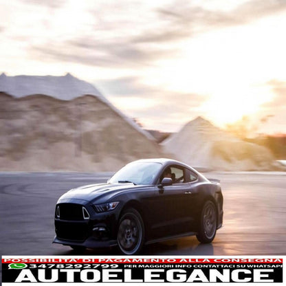 griglia anteriore con luci diurne a led adatta per ford mustang mk6 vi sesta generazione (2015-2017) design rtr