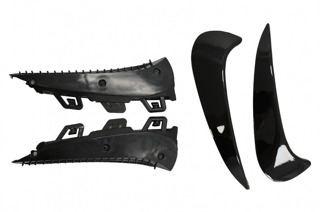 MERCEDES GLA H247 BLACK ADHESIVE MOULDS REAR BUMPER AMG FLAPS .. 0189