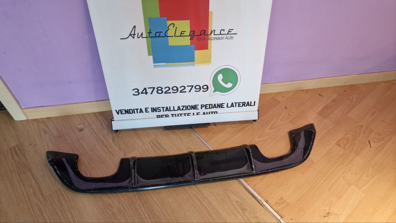 DIFFUSORE ADATTO PER VW POLO AW1 2018-2021 STANDARD LOOK R LINE NERO LUCIDO 0773