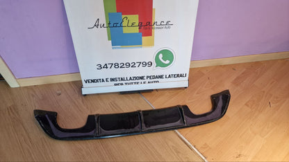 DIFFUSORE ADATTO PER VW POLO AW1 2018-2021 STANDARD LOOK R LINE NERO LUCIDO 0773