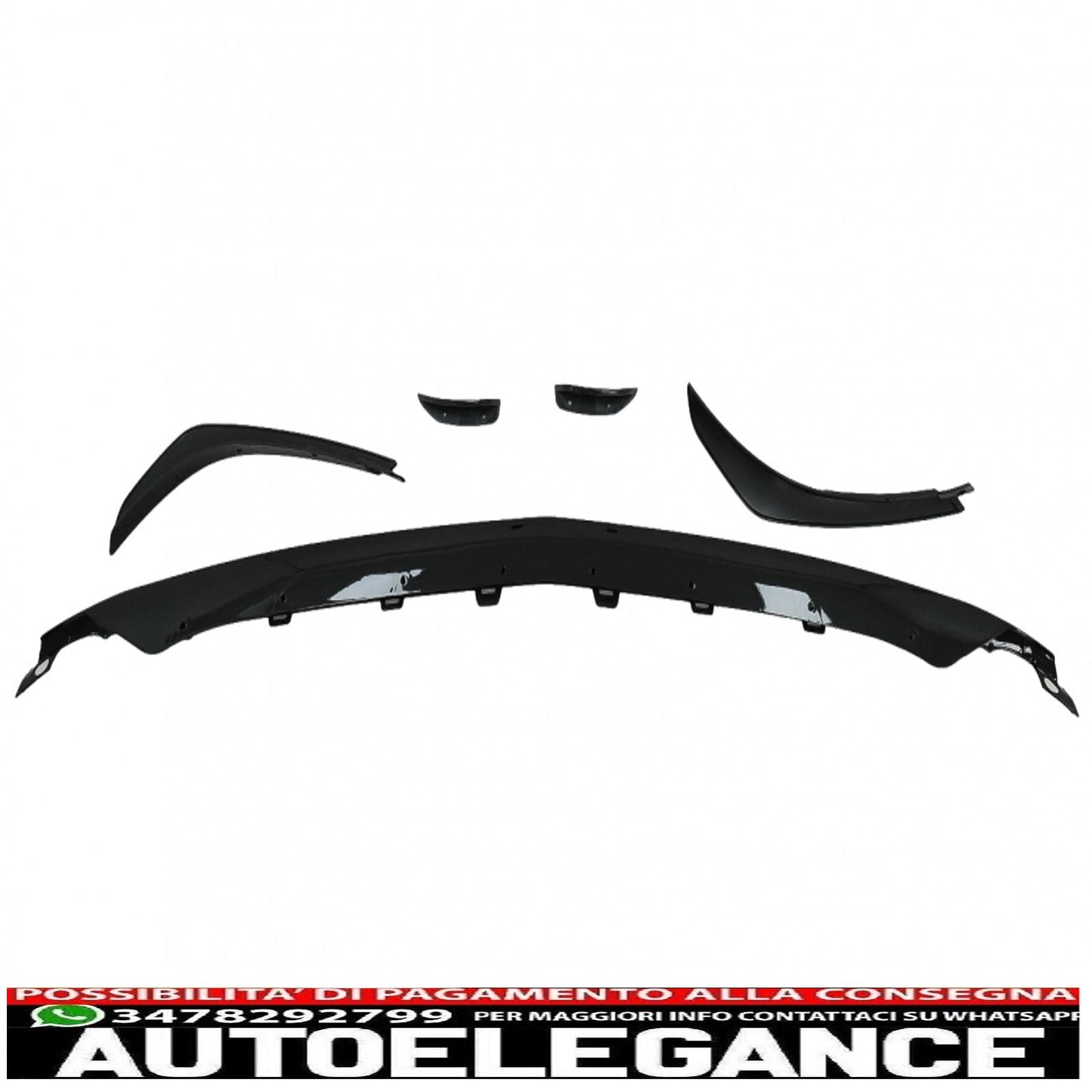 Paraurti anteriore estensione labbro splitter alette aerodinamiche adatto per mercedes gla h247 sport line (2020-up) pianoforte nero
