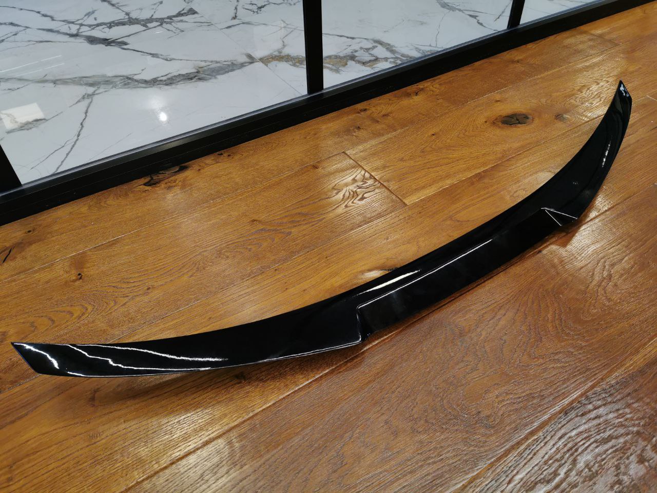 SPOILER ADATTO PER BMW SERIE 5 F10 LOOK M5 DESIGN NERO LUCIDO