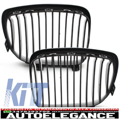 paraurti anteriore con griglie a doppio rene adatto per bmw 1'er e81/e82 e87/e88 (2004-2011) m-tech m-technik design