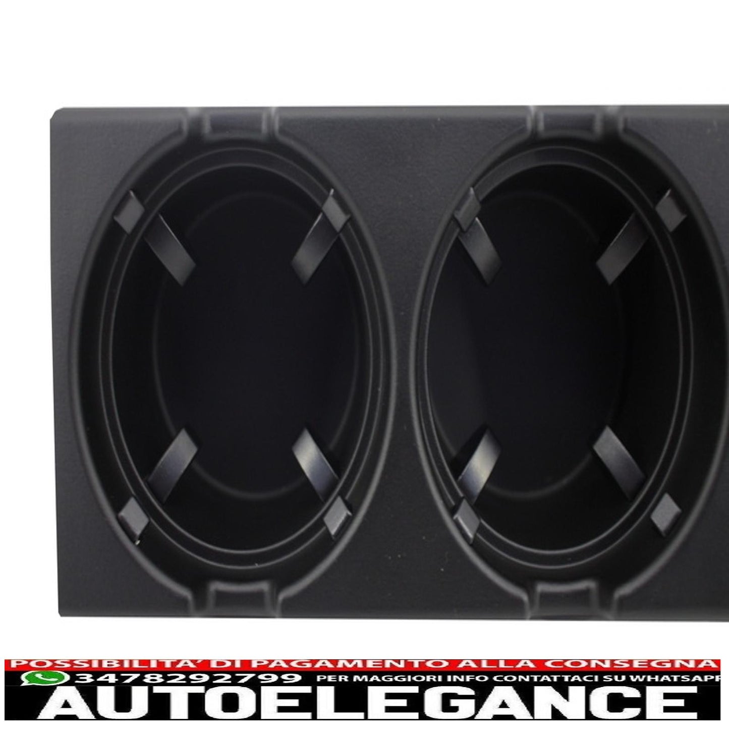 cup holder and coin holder suitable for bmw 3 series e46 (1998-2005) black