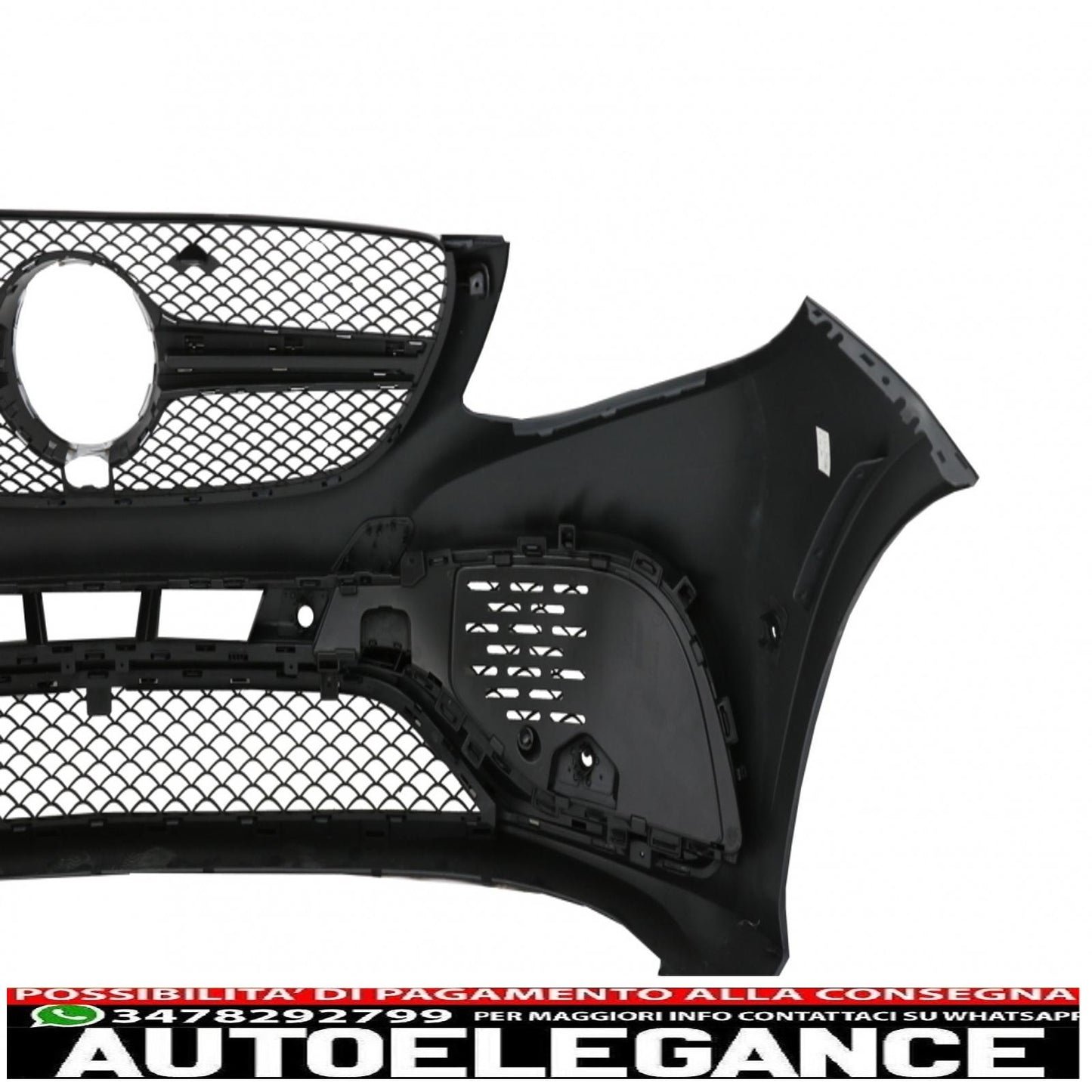 complete body kit suitable for mercedes gle w166 suv (2015-2018) black chrome