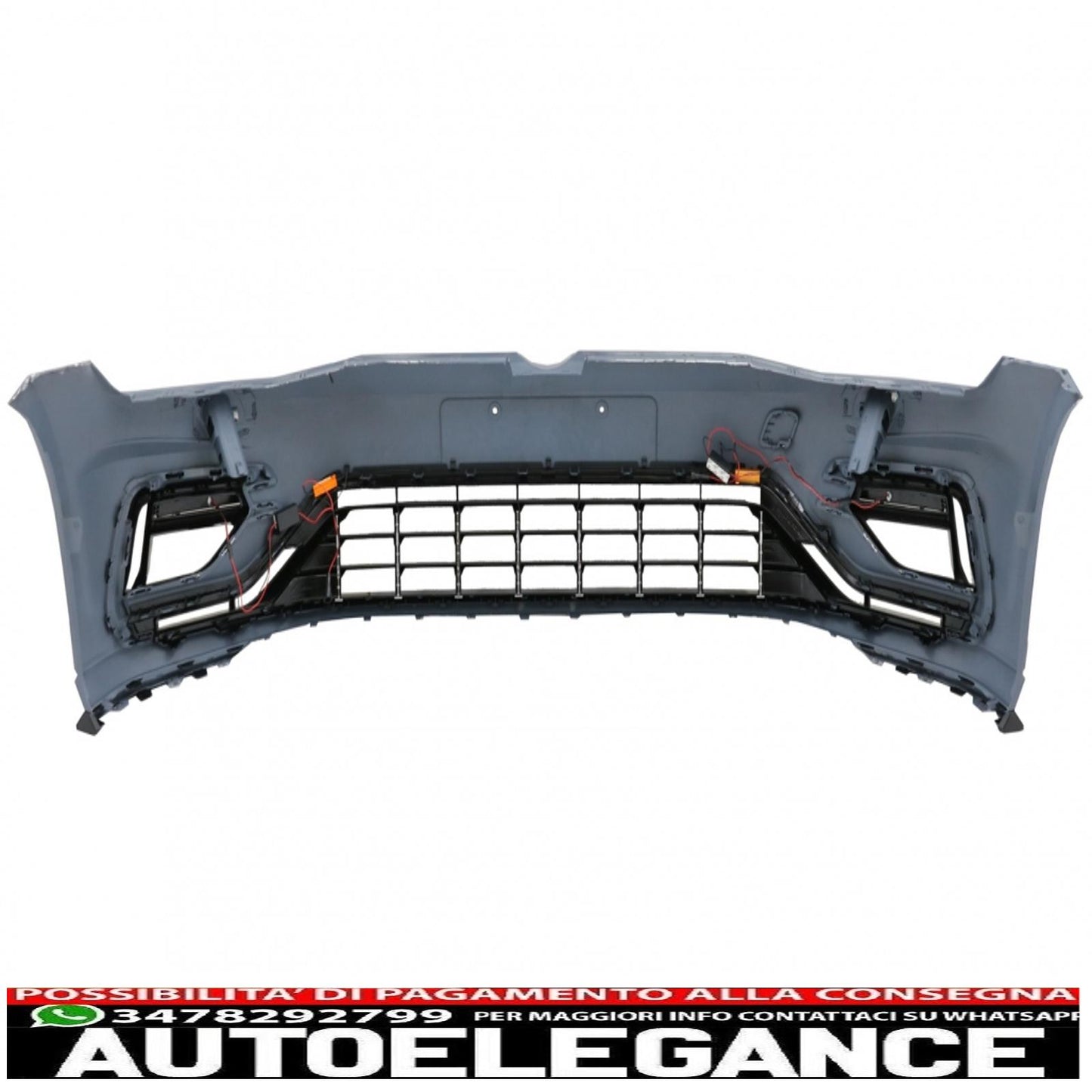 front bumper with led daytime running lights suitable for vw golf 7.5 (2017-2020) r design