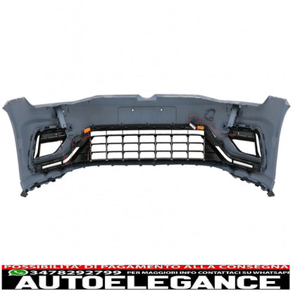 front bumper with led daytime running lights suitable for vw golf 7.5 (2017-2020) r design