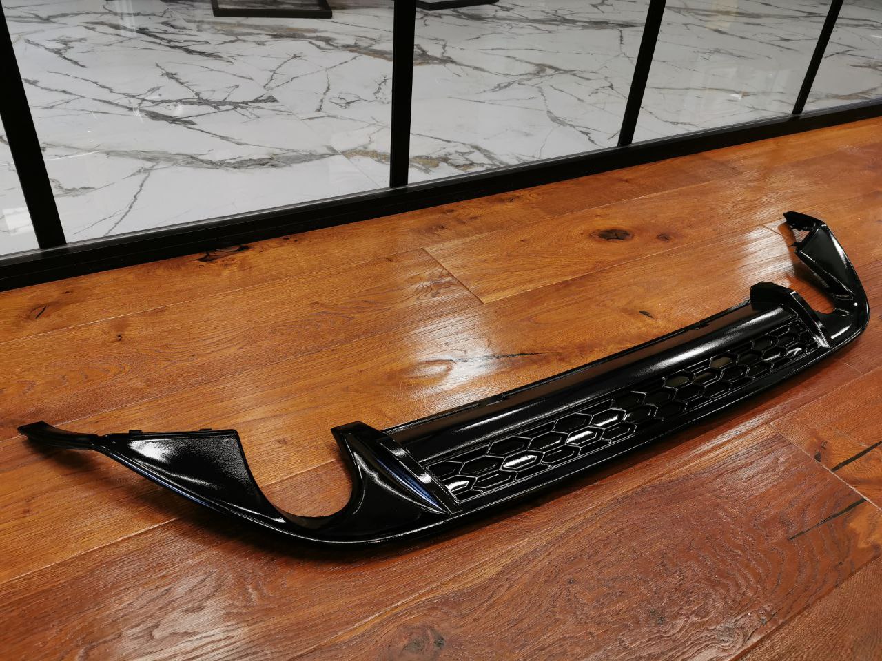 DIFFUSORE ADATTO PER VW GOLF 7 2012-2016 LOOK GTI NERO DESIGN SPORTIVO