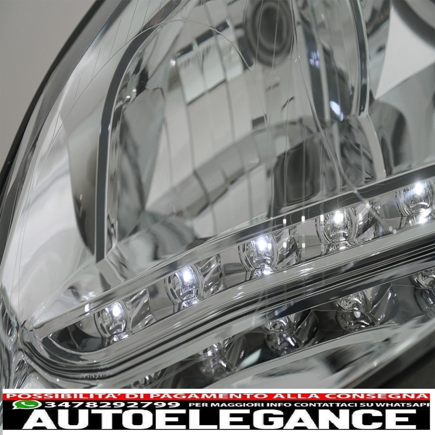 Xenon headlights suitable for vw golf 5 v jetta iii (2003-2009) chrome right hand drive 