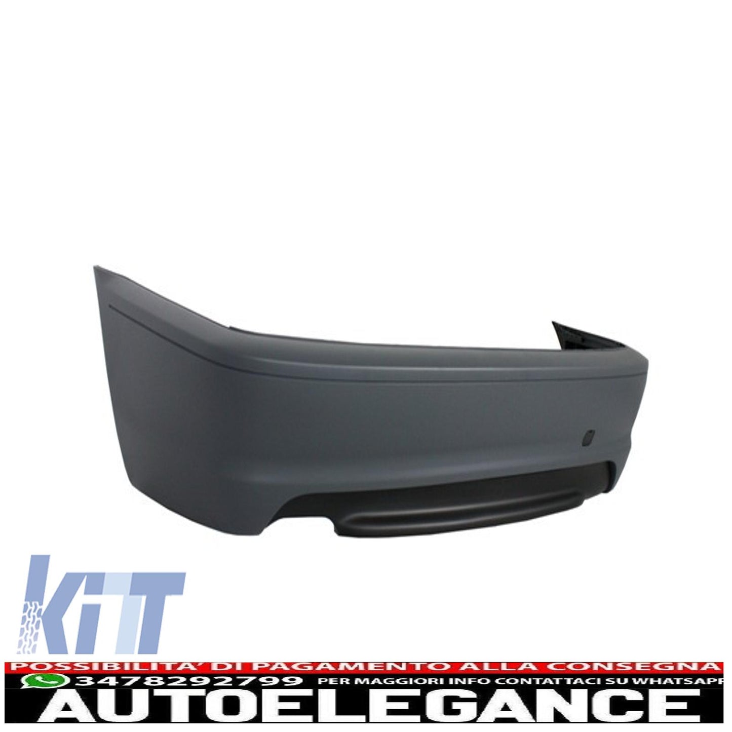 complete body kit suitable for bmw e46 98-05 3 series coupe/cabrio m-technik design with m-power exhaust silencer