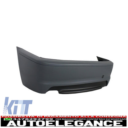 complete body kit suitable for bmw e46 98-05 3 series coupe/cabrio m-technik design with m-power exhaust silencer