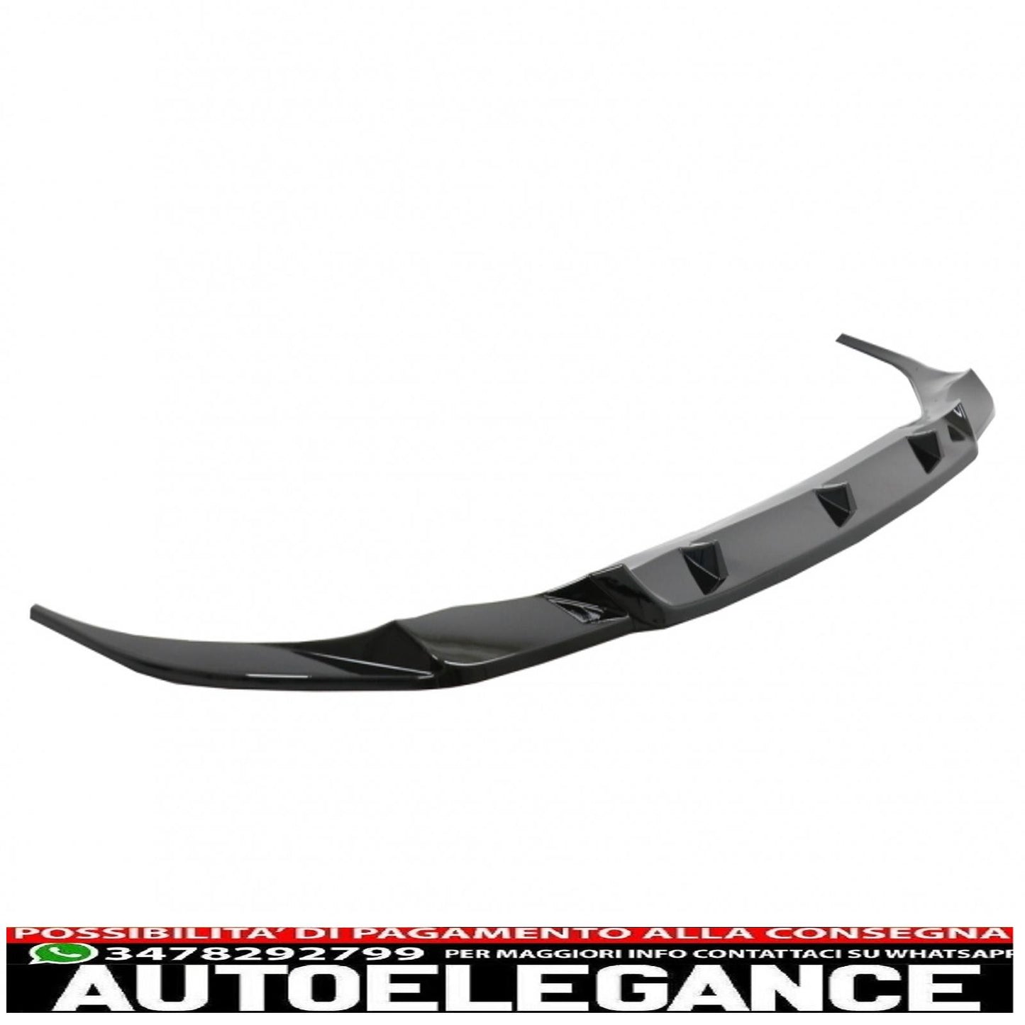 Labbro spoiler paraurti anteriore adatto per BMW Serie 7 G11 G12 LCI M Sport (02.2019-up) Piano Black