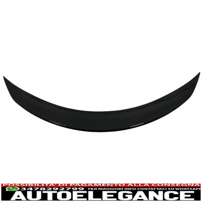 Boot Spoiler Suitable For Mercedes E Class C238 Coupe (2016-up) Piano Black 