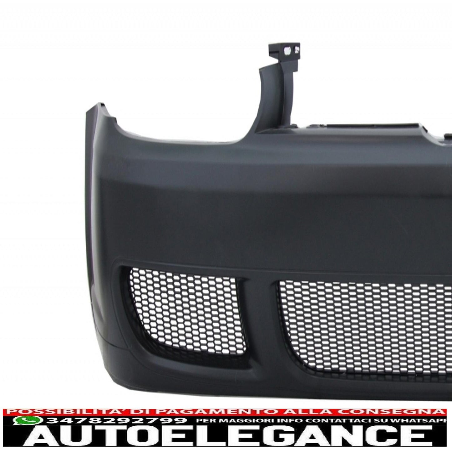front bumper with spoiler and central grille suitable for vw golf iv 4 mk4 (1998-2004) look r32