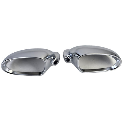CALOTTE SPECCHIETTI ADATTI PER VW GOLF 5 E GOLF PLUS 2003-2008 LOOK SATINATI