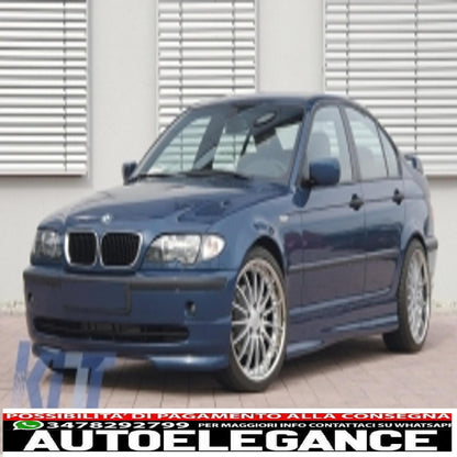 Headlight lenses suitable for bmw 3 series e46 lci facelift sedan/touring (2001-2004)