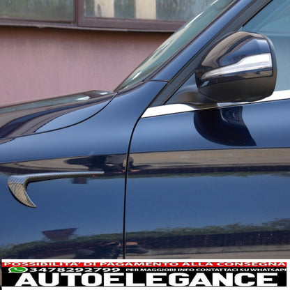Side Fender Air Intakes Wing Fit For Mercedes C Class W205 S205 E Class W213 S213 Carbon Look Edition 
