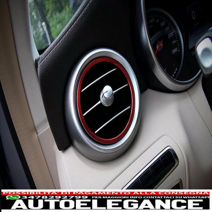 anello telaio ventilazione rosso adatto per mercedes classe a w176 classe b w246 classe cla c117 classe gla x156 AUTOELEGANCERICAMBI