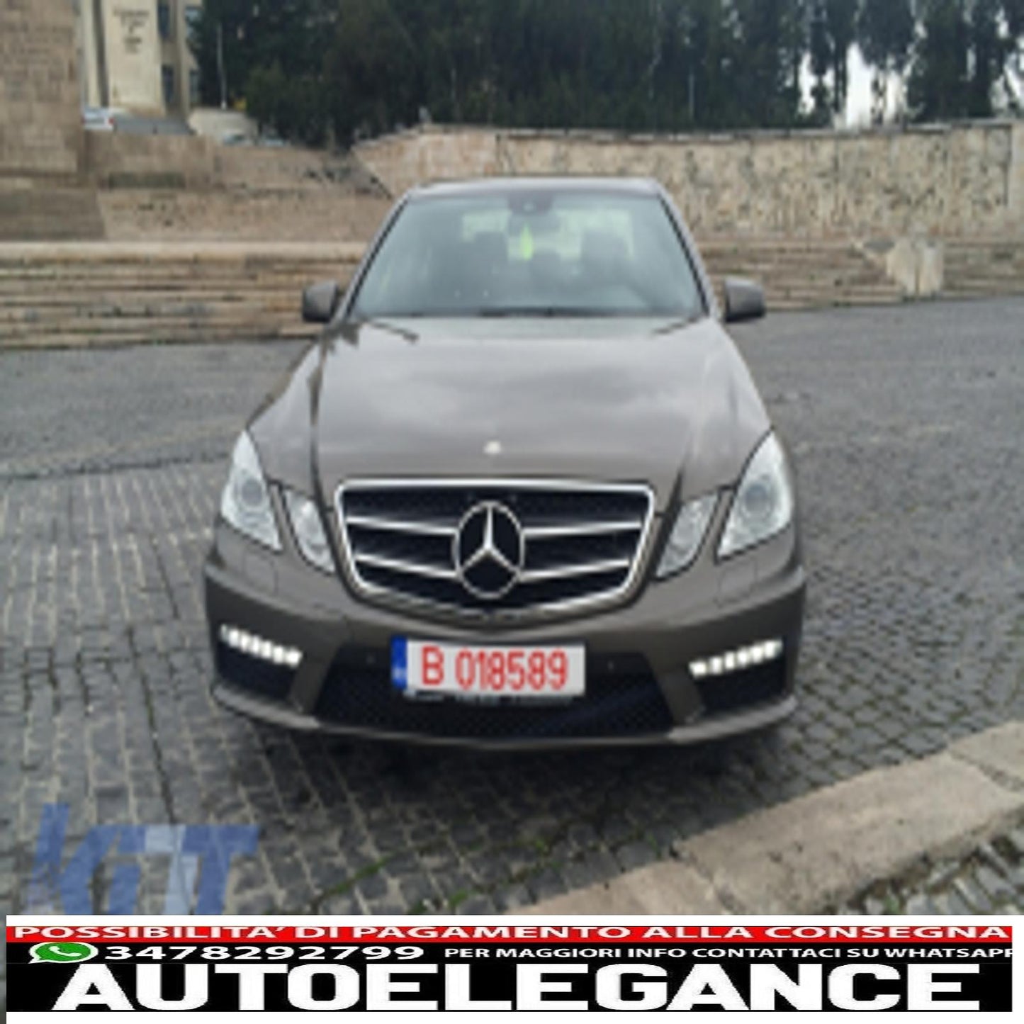 paraurti anteriore adatto per mercedes classe e w212 (2009-2013)