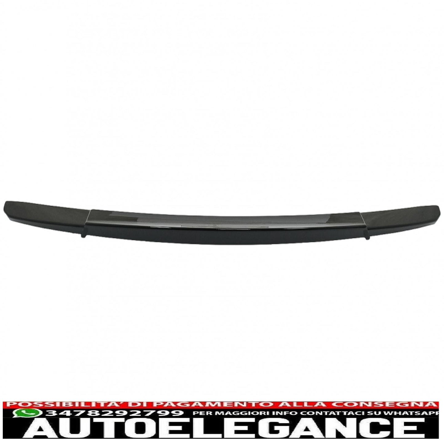 trunk spoiler suitable for mercedes e class w213 (2016-2019) piano black 