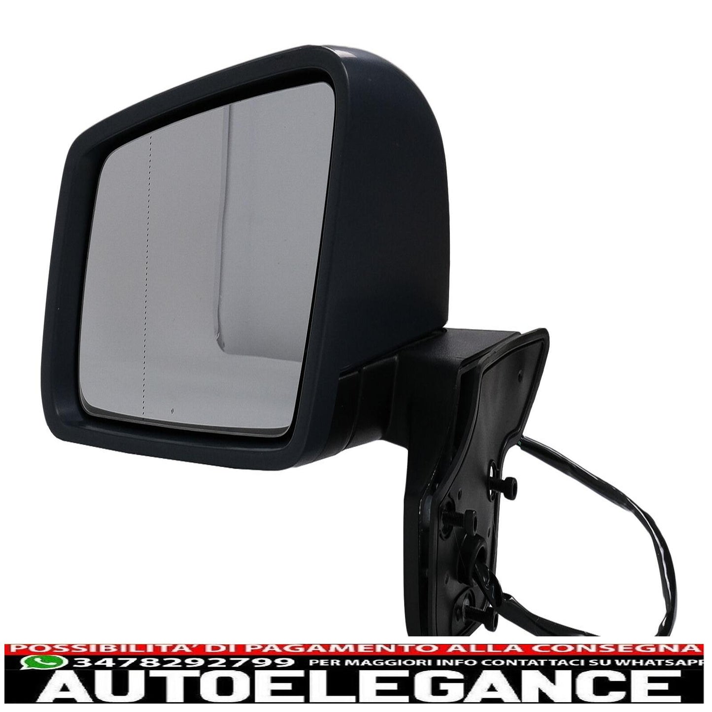 Complete Mirror Assembly for Mercedes G W463 89-18 SMD LED Lights Black - show original titleOriginal textComplete Mirror Assembly for Mercedes G W463 89-18 SMD LED Lights Black