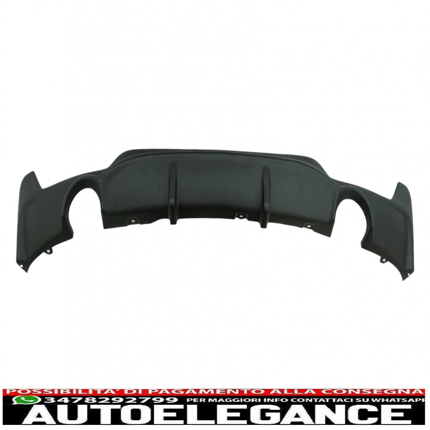 Pacchetto di conversione al diffusore d'aria dal design M con spoiler sul paraurti anteriore adatto per BMW Serie 4 F32 F33 F36 (2013-2019)