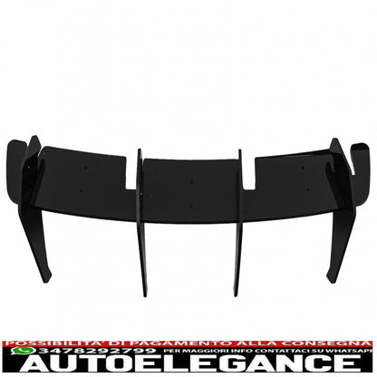 aerodynamic body kit suitable for mercedes a-class w176 sport line (2015-2018) piano black