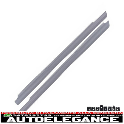 paraurti posteriore adatto per mercedes classe s w221 (2005-2010) design s65 con minigonne laterali versione corta
