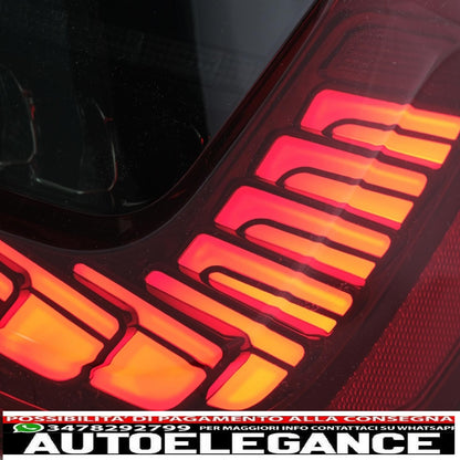 Full LED rear lights suitable for bmw 3 series g20 g28 m3 g80 sedan (2018-2022) smoke red with dynamic sequential turning light