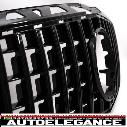 front grille suitable for mercedes cls w218 c118 (2011-2014) x218 shooting Brake (2012-2014) gt-r panamericana piano black design