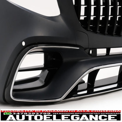 body kit suitable for mercedes s class coupe c217 sport line (2015-2021) s63 design all black 