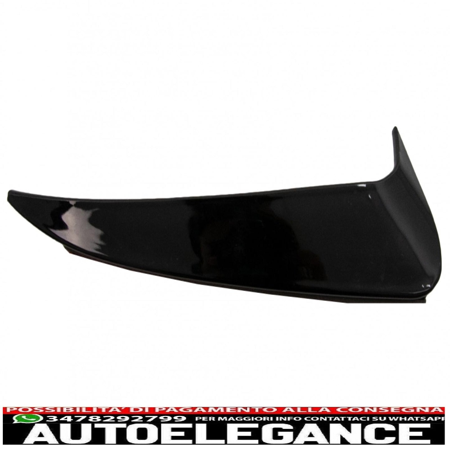 Alette paraurti posteriori alette laterali flic adatte per mercedes classe c w205 (2014-2020) pianoforte nero AUTOELEGANCERICAMBI