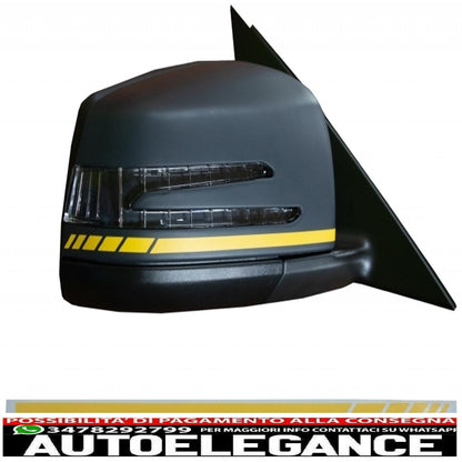 Set of side and top decals for bonnet, roof, tailgate and mirror, matt yellow, suitable for mercedes c205 coupe a205 cabriolet (2014-up)